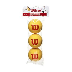 Wilson Unisex Starter Foam Ball 3 Pack B lle, Yellow, EU