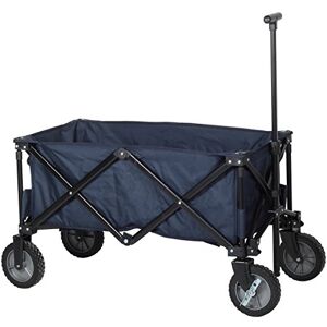 Campart HC-0910 klappbarer Strandwagen/ Bollerwagen 70 Kilogramm Belastbarkeit Blau mit Tasche