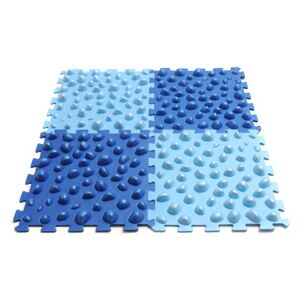 Yogistar 109610 Massage Board Foot Set of 4 Items Blue