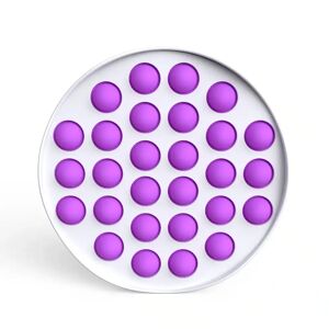 Satana Fidget Toys - Pop It Bubbles - Hvid Cirkel (Flere Farver) (Farve: Lilla)