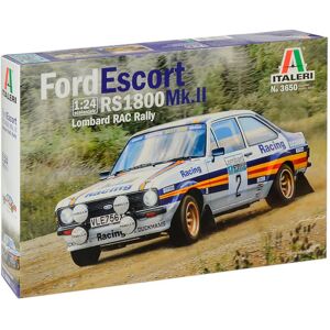 Italeri Ford Escort Rs1800 Mk. Ii Lombard Rac Rally - 1:24 Byggesæt - Biler / Motorcykler Modelbyggesæt