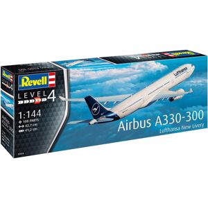 Revell Airbus A330-300 - Lufthansa New Livery - 1:144 Modelfly Byggesæt - Fly Modelbyggesæt