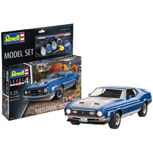 Revell 71 Mustang Boss 351 Modelbil - Med Lim Og Maling Byggesæt - Biler / Motorcykler Modelbyggesæt