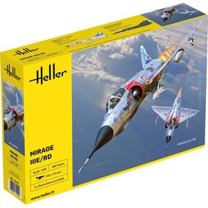 Heller Mirage Iiie/rd Modelfly 1:48 Byggesæt - Fly Modelbyggesæt