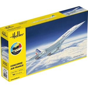 Heller Concorde Air France Start Kit - 1:125 Byggesæt - Fly Modelbyggesæt