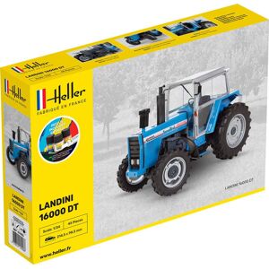 Heller Landini 1600 Dt Modeltraktor Start Kit - 1:24 Byggesæt - Biler / Motorcykler Modelbyggesæt