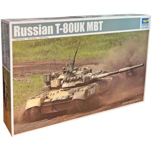 Trumpeter Russisk T-80uk Mbt Kampvogn - 1:35 Militær Køretøjer Modelbyggesæt