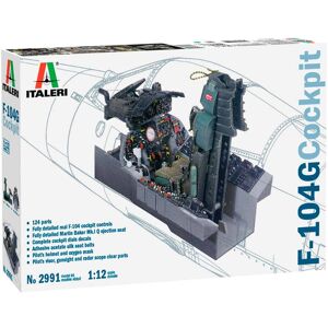 Italeri Lockheed F-104 Starfighter Cockpit 1:12 Byggesæt - Space Og Div. Modelbyggesæt