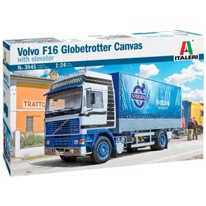 Italeri Volvo F16 Globetrotter Med Lift - 1:24 Lastbiler Og Trailere Modelbyggesæt