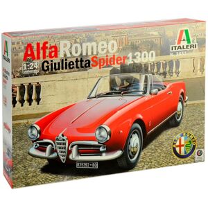 Italeri Alfa Romeo Giulietta Spider 1300 - 1:24 Byggesæt - Biler / Motorcykler Modelbyggesæt