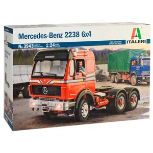 Italeri Mercedes 2238 6x4 - 1:24 Lastbiler Og Trailere Modelbyggesæt