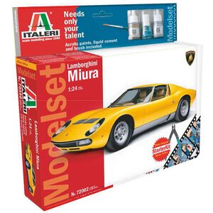Italeri Lamborghini Miura Start Kit - 1:24 Byggesæt - Biler / Motorcykler Modelbyggesæt