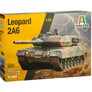 Italeri Leopard 2a6 Kampvogn - 1:35 Militær Køretøjer Modelbyggesæt