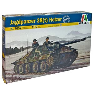 Italeri Tysk Jagdpanzer 38 T Hetzer - 1:72 Militær Køretøjer Modelbyggesæt