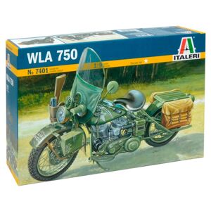 Italeri Wla 750 Us Wwii Motorcykel - 1:9 Byggesæt - Biler / Motorcykler Modelbyggesæt