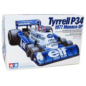 Tamiya Tyrrell P34 1977 Monaco Gp - Modelbil Byggesæt - Biler / Motorcykler Modelbyggesæt