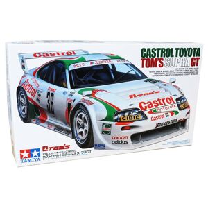 Tamiya Castrol Toyota Tom's Supra Gt - Modelbil Byggesæt - Biler / Motorcykler Modelbyggesæt