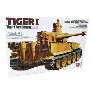 Tamiya Tiger I - Modelkampvogn Militær Køretøjer Modelbyggesæt