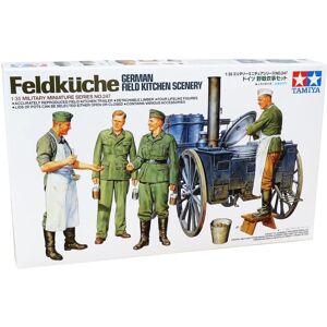 Tamiya German Field Kitchen Scenery - Modelfigurer Soldater Modelbyggesæt