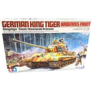 Tamiya German King Tiger (Ardennerne Front) - Modelkampvogn Militær Køretøjer Modelbyggesæt