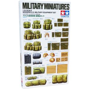 Tamiya Moderne Us Military Equipment Sæt - Tilbehør Soldater Modelbyggesæt