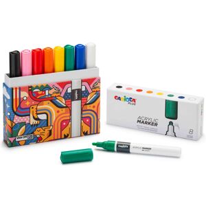 Carioca Plus Akrylfarver - 8 Stk Tusser Og Farver