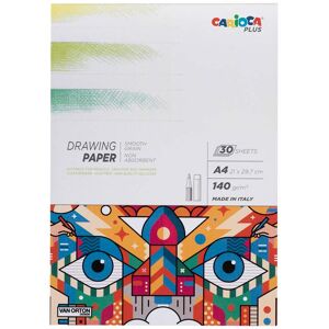 Carioca Plus A4 Tegnepapir 130g Malebøger&Tegneblokke