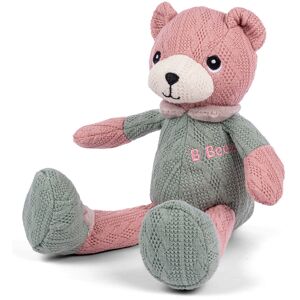 B Beez Grøn / Pink Strik Bamse På 20 Cm. Bamser&Tøjdyr