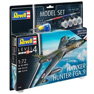 Revell Hawker Hunter Fga 9 - Scala 1:72 Kompletsæt Byggesæt - Fly Modelbyggesæt