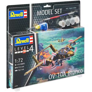 Revell Ov-10a Bronco 1:72 Med Lim Og Maling Byggesæt - Fly Modelbyggesæt