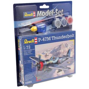 Revell P47m Thunderbolt 1:72 Med Lim Og Maling Byggesæt - Fly Modelbyggesæt