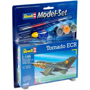 Revell Tornado Ecr - Scala 1:144 Med Lim Og Maling Byggesæt - Fly Modelbyggesæt