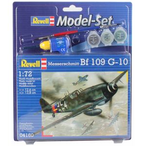 Revell Messerschmitt Bf-109 - Scala 1:72 Med Lim Og Maling Byggesæt - Fly Modelbyggesæt