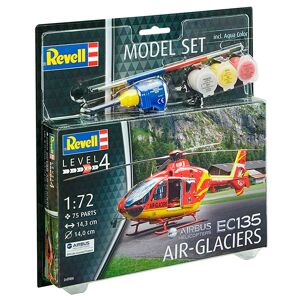 Revell Ec135 Air - Glaciers Helikopter Byggesæt - Fly Modelbyggesæt