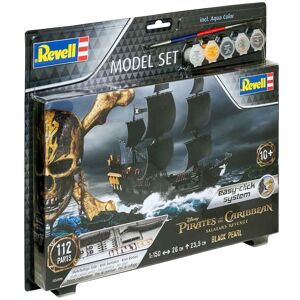 Revell The Black Pearl Easy Click - Med Lim Og Maling Byggesæt - Skibe Modelbyggesæt