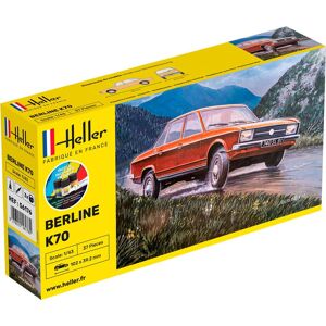 Heller Volkswagen Berline K70 Modelbil 1:43 - Start Kit Byggesæt - Biler / Motorcykler Modelbyggesæt