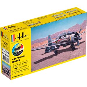 Heller T-28 Fennec Trojan Modelfly 1:72 Start Kit Byggesæt - Fly Modelbyggesæt