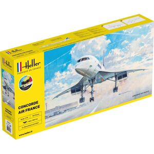 Heller Air France Concorde Start Kit - 1:72 Byggesæt - Fly Modelbyggesæt