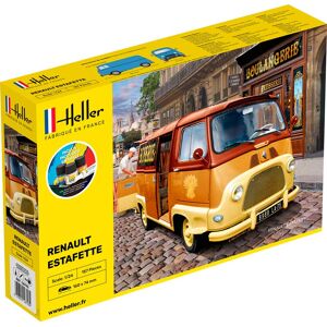 Heller Renault Estafette 1950 Start Kit - 1:24 Byggesæt - Biler / Motorcykler Modelbyggesæt