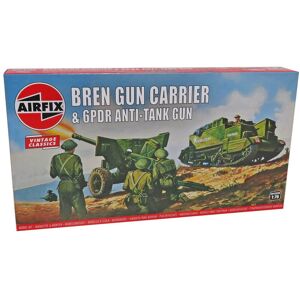 Airfix Bren Gun Carrier Og Anti-tank Kanon Militær Køretøjer Modelbyggesæt