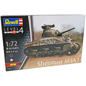 Revell Sherman M4a1 Kampvogn Militær Køretøjer Modelbyggesæt