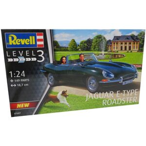 Revell Jaguar E-type Roadster Byggesæt - Biler / Motorcykler Modelbyggesæt