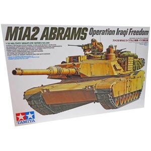Tamiya M1a1 Abrams Kampvogn Militær Køretøjer Modelbyggesæt