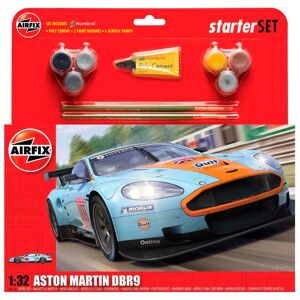 Airfix Aston Martin Dbr9 1:32 Komplet Sæt Byggesæt - Biler / Motorcykler Modelbyggesæt