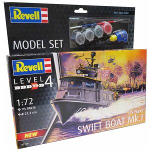 Revell Us Navy Swift Mk.1 Patrulje Båd - Med Lim Og Maling Byggesæt - Skibe Modelbyggesæt