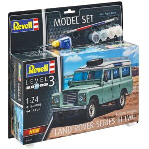 Revell Landrover - Med Lim Og Maling Byggesæt - Biler / Motorcykler Modelbyggesæt