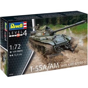 Revell T-55a/am With Kmt-6/emt-5 Modelkampvogn Militær Køretøjer Modelbyggesæt