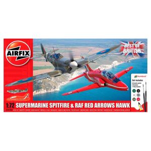 Airfix Best Of British Spitfire And Hawk Byggesæt - Fly Modelbyggesæt