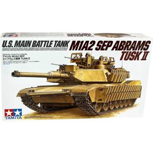 Tamiya U.S Main Battle Tank M1a2 Sep Abrams Tusk Ii Modelkampvogn Militær Køretøjer Modelbyggesæt