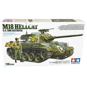 Tamiya M18 Hellcat Modelkampvogn Militær Køretøjer Modelbyggesæt